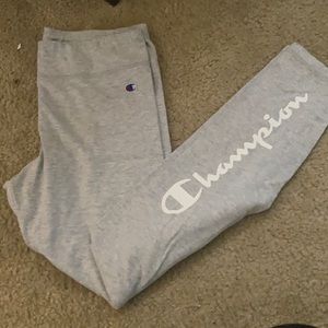 gray champion leggings